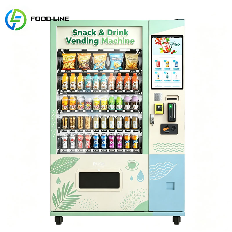 Food Snacks Business - ตู้จำหน่ายขนมขบเคี้ยวอัตโนมัติอัจฉริยะ เครื่องจ่ายขนมและเครื่องดื่มแบบแช่เย็น บริการตนเอง ปรับแต่งได้สำหรับธุรกิจ
