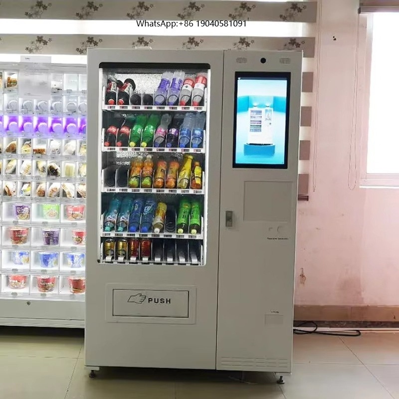 Food Snacks Vending Machine - ตู้จำหน่ายอาหาร เครื่องดื่ม และขนม แบบแช่เย็น รองรับการชำระเงินด้วยเงินสด/บัตรเครดิต ฟังก์ชัน