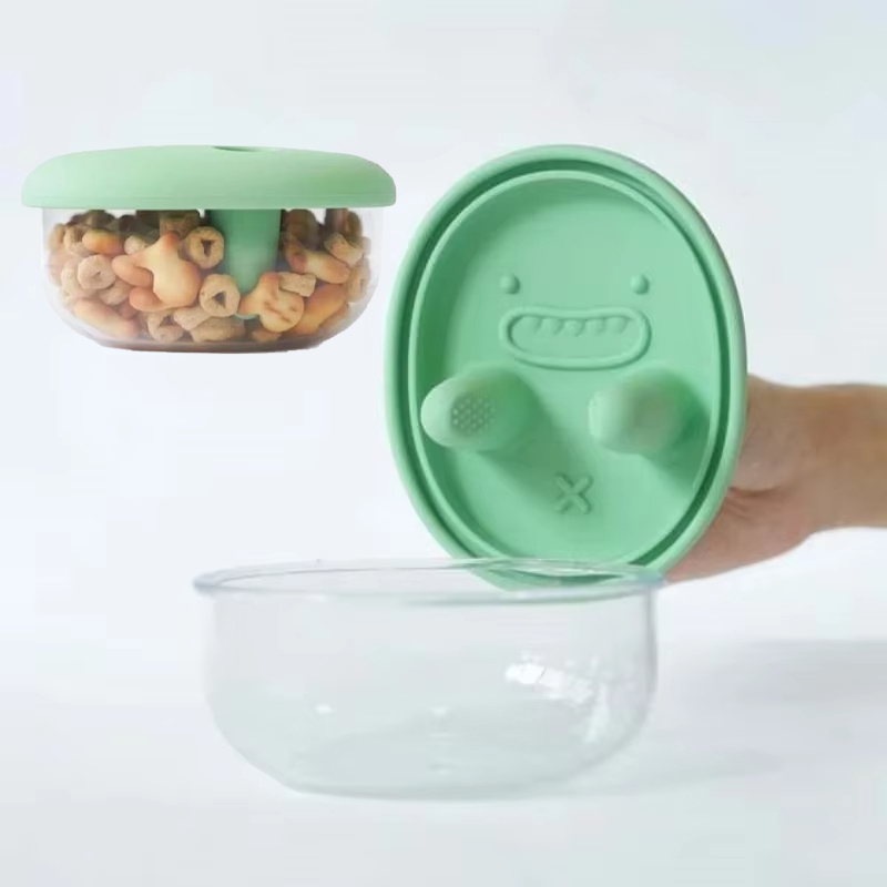 Food Snacks For Picnic - กล่องอาหารกลางวันพร้อมฝาปิดซิลิโคนแบบพกพาสำหรับแคมป์ปิ้ง ปิกนิก ชามสลัด กล่องเก็บอาหาร กล่องข้าวสำหรับนักเรียนและพนักงานออฟฟิศ