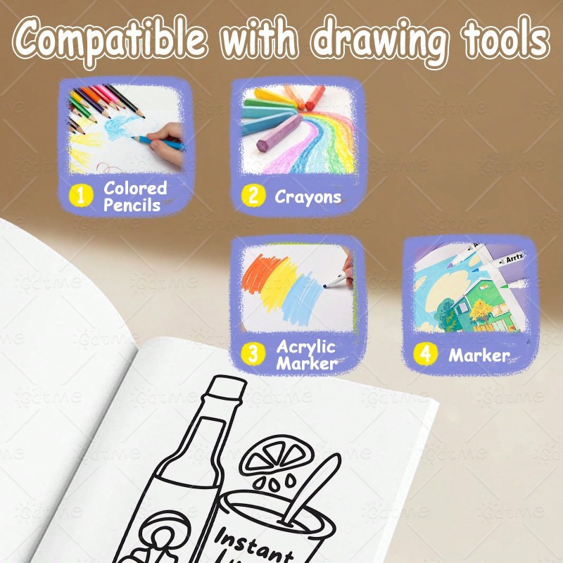 สมุดระบายสีอาหารเม็กซิกันแสนสน - Food And Snacks Coloring Book Bold And Easy บทวิจารณ์และราคา