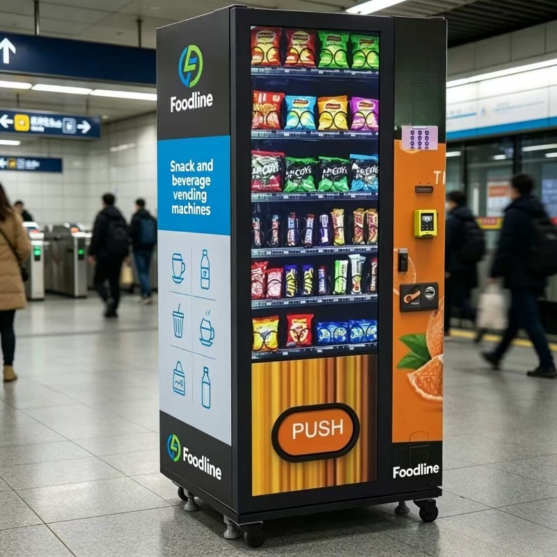 ตู้จำหน่ายสินค้าอัตโนมัติแบบปร - Food Snacks Vending Machine บทวิจารณ์และราคา