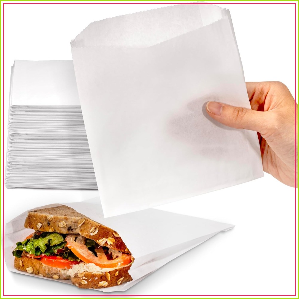 ถุงใส่แซนด์วิชกันน้ำมัน 200 ใบ - Food Snacks Images บทวิจารณ์และราคา