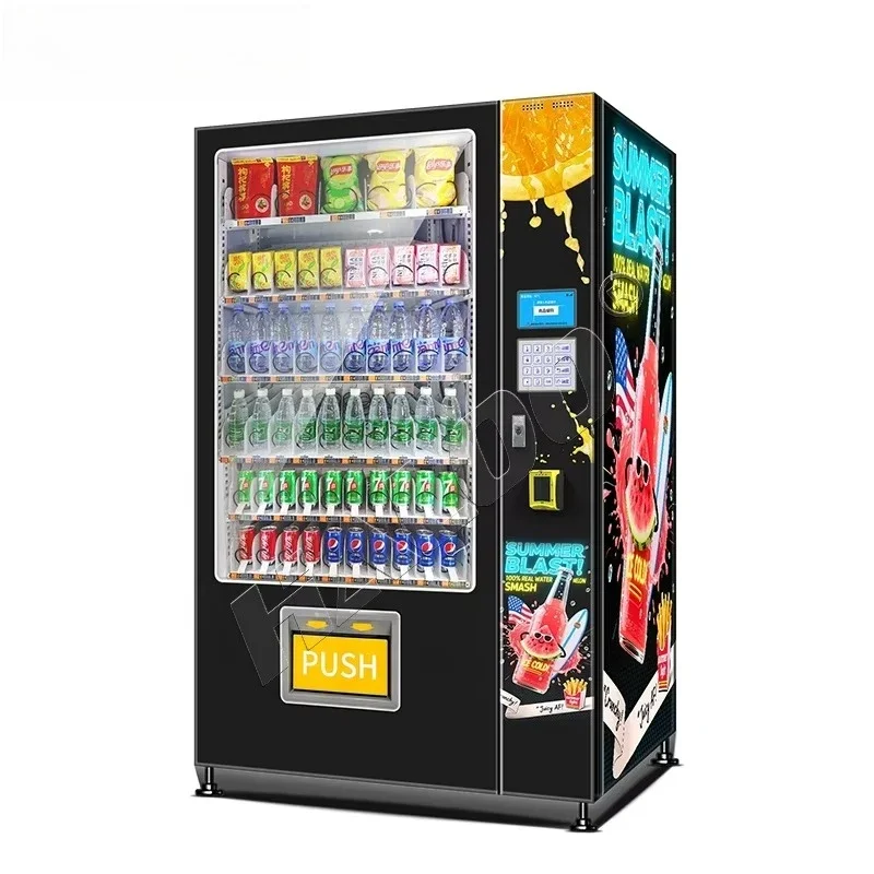 ตู้ขายอาหารและเครื่องดื่มแบบคอ - Food Snacks Vending Machine บทวิจารณ์และราคา
