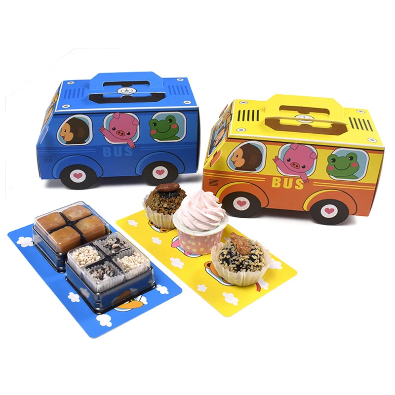 6PCS ของขวัญกล่องบรรจุภัณฑ์เค้ - Food Snacks Party บทวิจารณ์และราคา