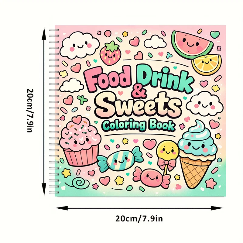 สมุดระบายสี อาหาร เครื่องดื่ม  - Food Y Snacks Coloring Book บทวิจารณ์และราคา