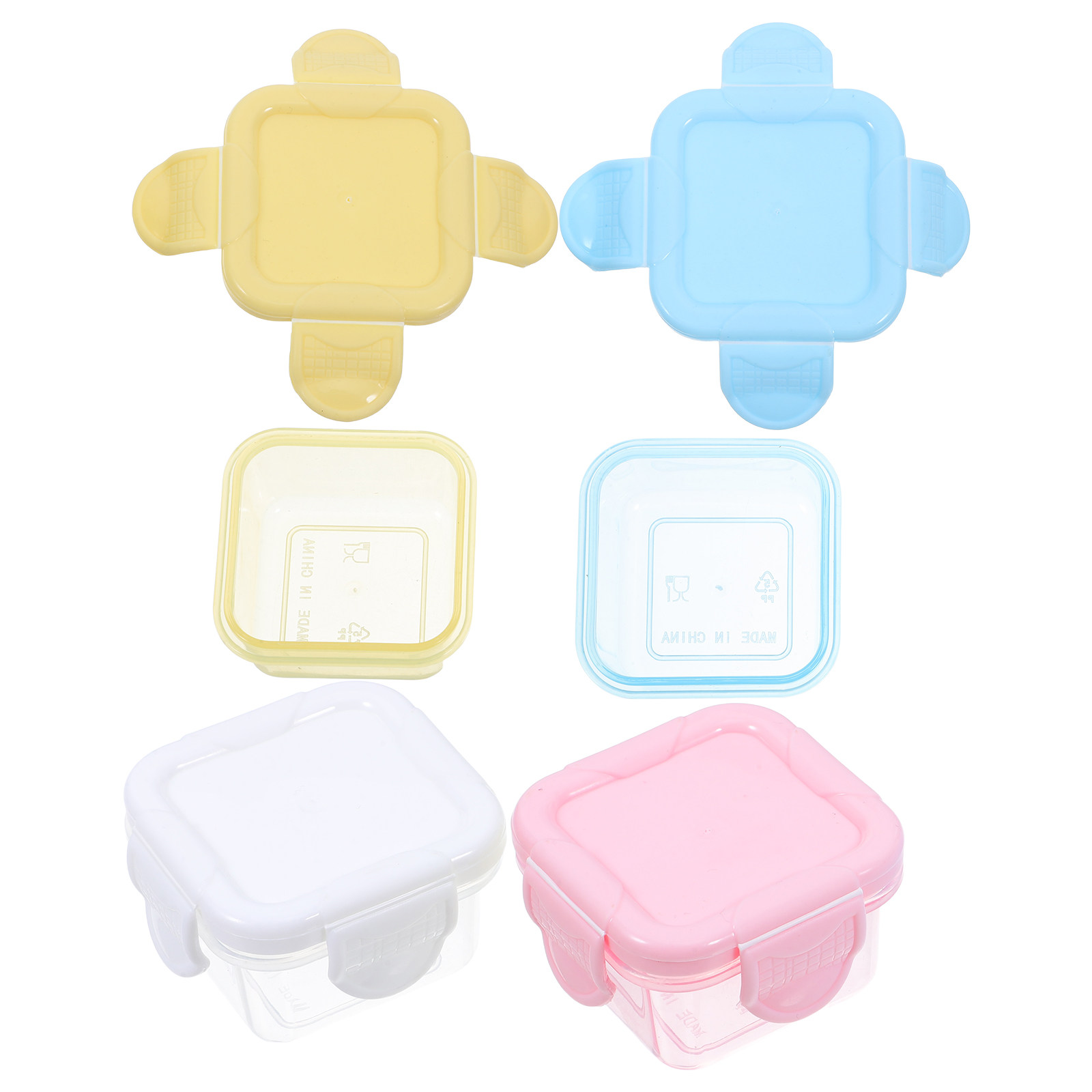 กล่องใส่อาหารแบบพกพา 4 ชิ้นพร้ - Food Snacks For Picnic บทวิจารณ์และราคา