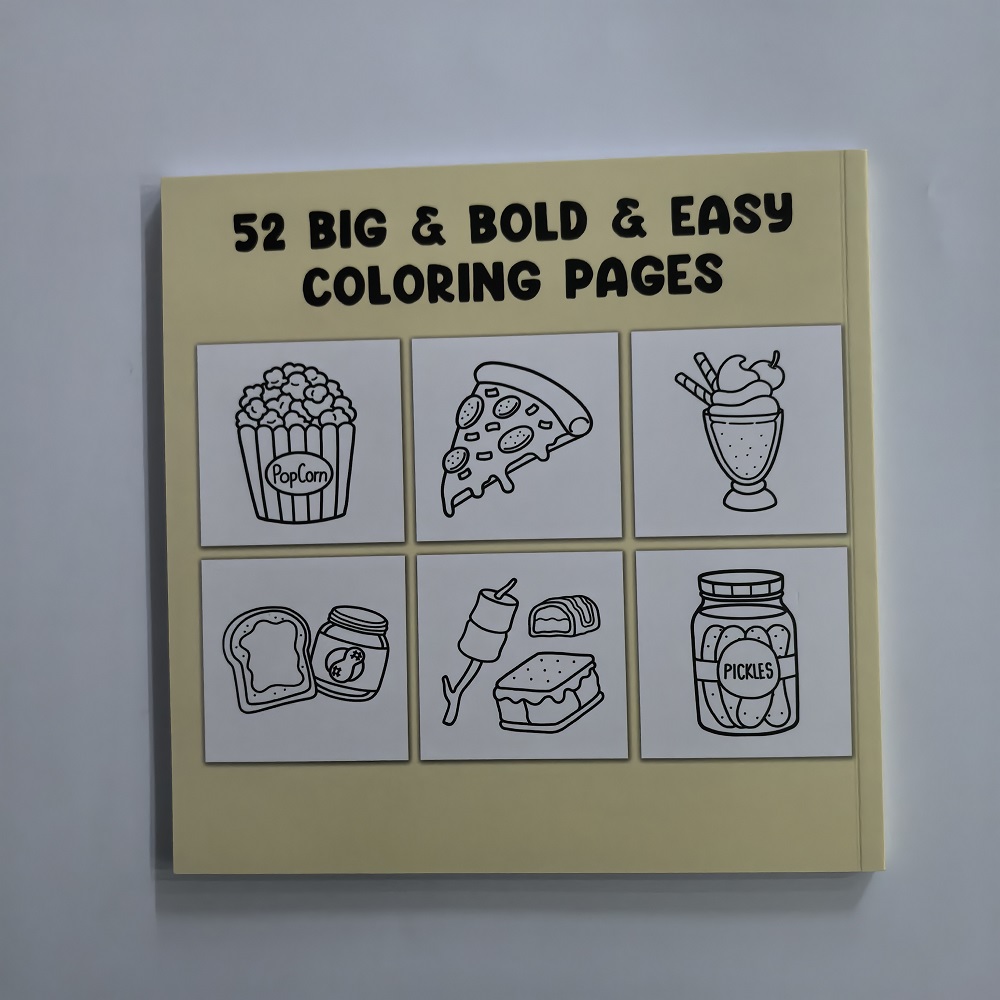หนังสือระบายสีอาหาร เครื่องดื่ - Food Y Snacks Coloring Book บทวิจารณ์และราคา