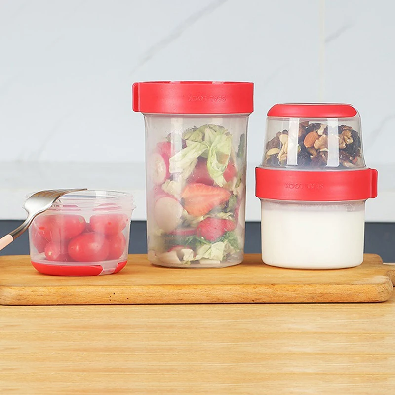 กล่องเก็บอาหารอเนกประสงค์ 2 ชั - Baby Food Snacks Yogurt บทวิจารณ์และราคา