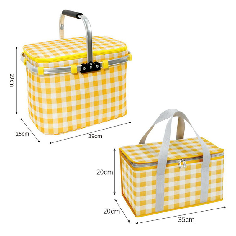 ตะกร้าเก็บความร้อนเก็บความเย็น - Food Snacks For Picnic บทวิจารณ์และราคา