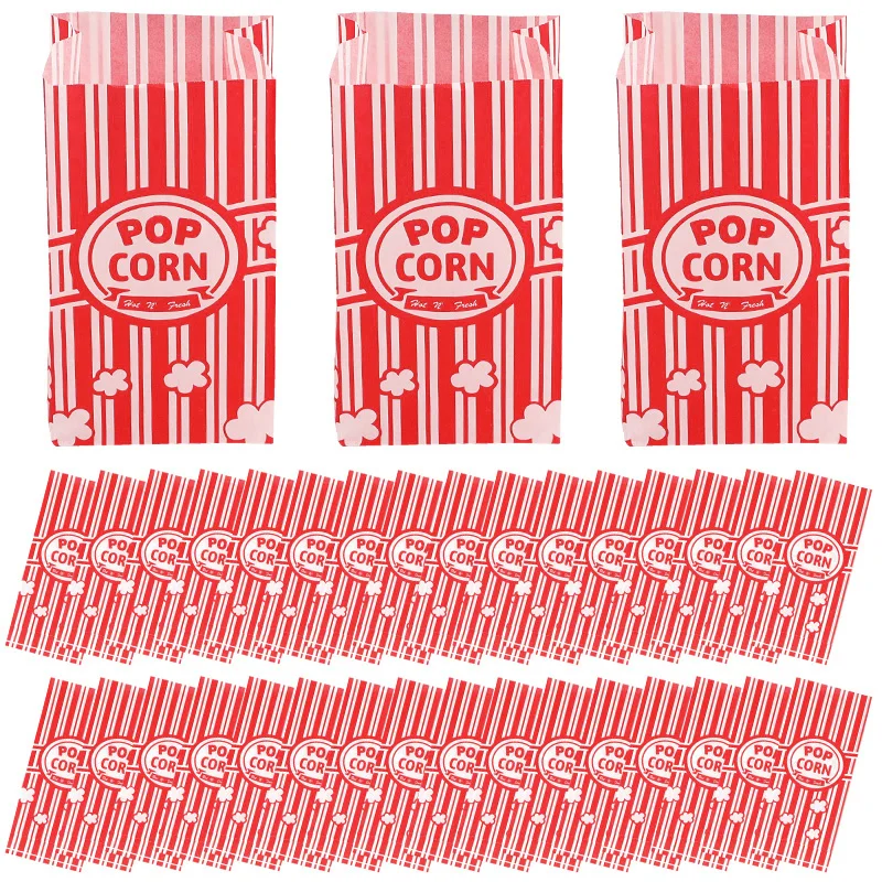 ถุงบรรจุป๊อปคอร์น 50 ชิ้น ถังใ - Food Snacks Party บทวิจารณ์และราคา
