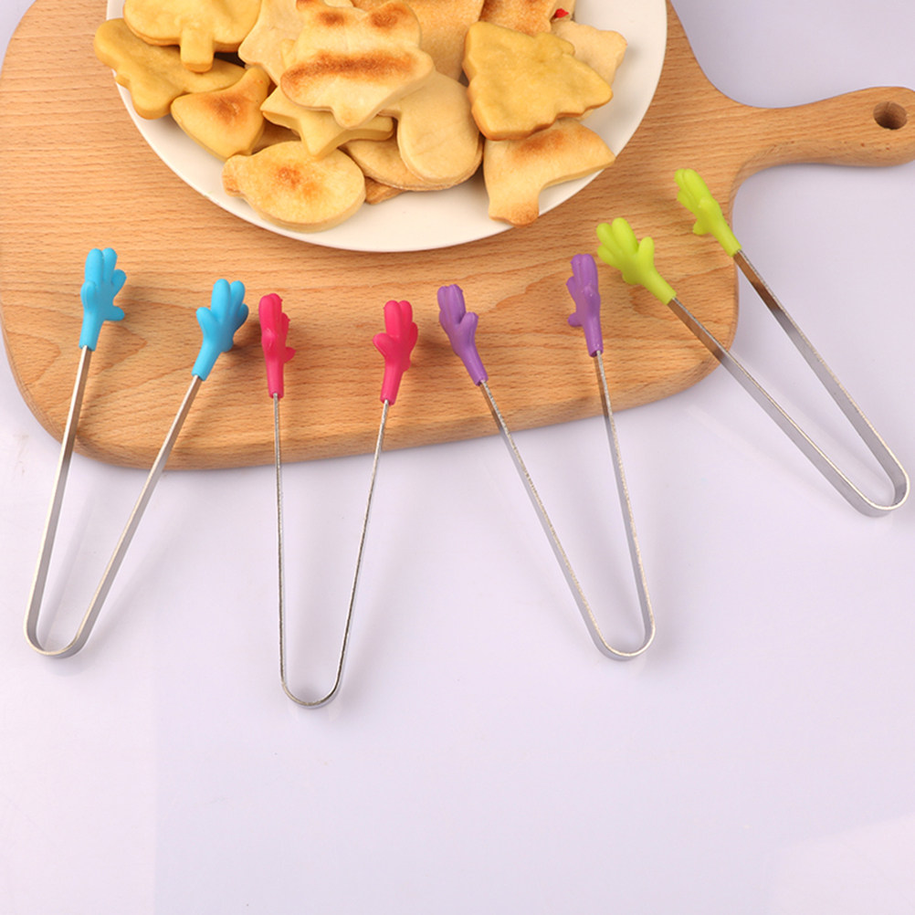 ที่คีบอาหารขนาดเล็ก สแตนเลส 5  - Food Snacks Party บทวิจารณ์และราคา