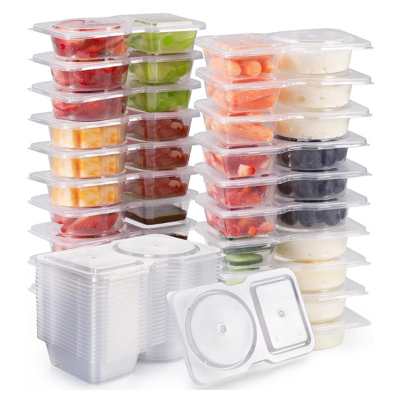 5/10/20/40PCS คู่ช่องคอนเทนเนอ - Food Snacks For Picnic บทวิจารณ์และราคา
