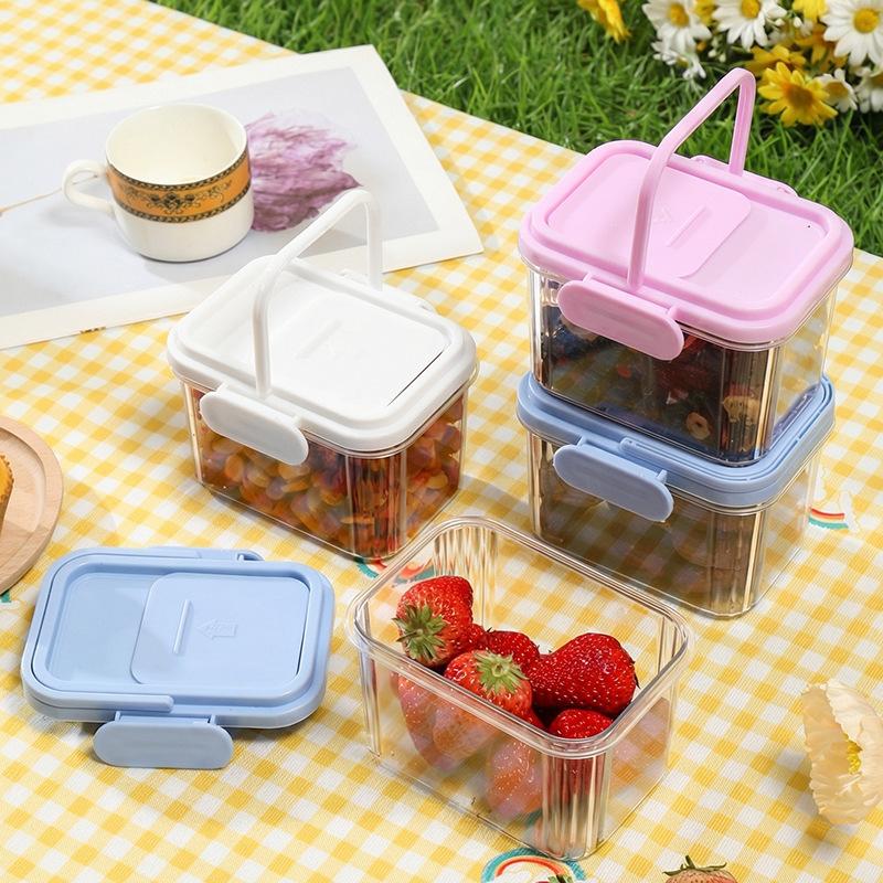 ภาชนะเก็บอาหารสุญญากาศพลาสติกพ - Food Snacks For Picnic บทวิจารณ์และราคา