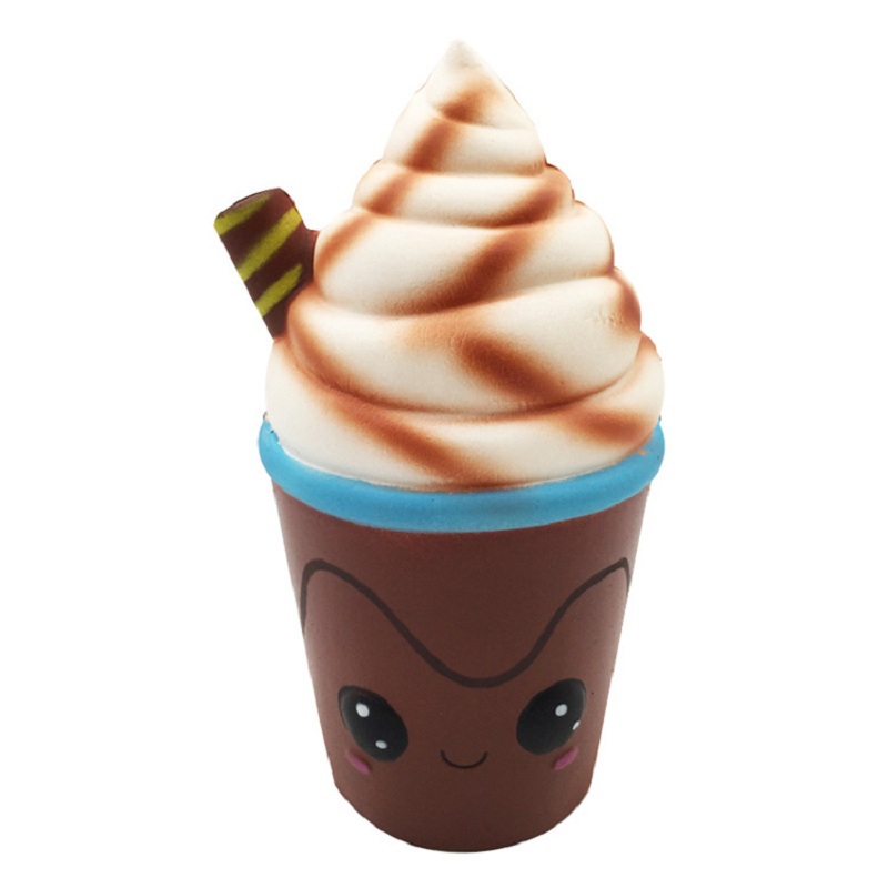 จัมโบ้ช็อกโกแลตไอศกรีม Squishy - Food Grocery Snacks บทวิจารณ์และราคา