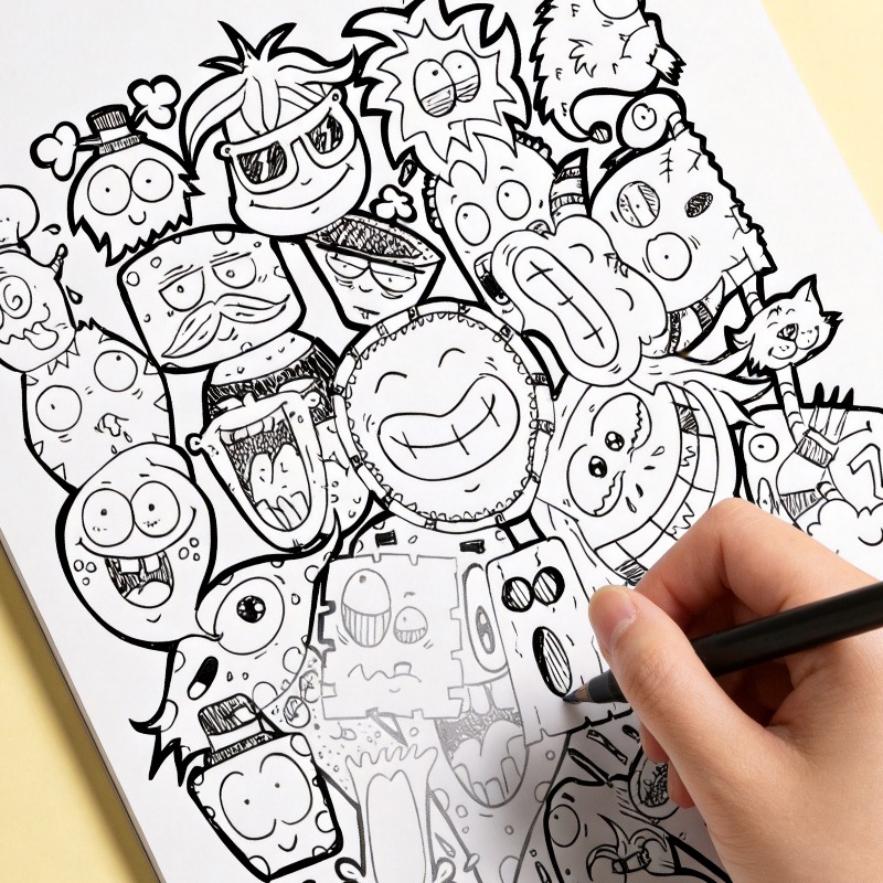 สมุดระบายสีแบบวาดด้วยมือสำหรับ - Food And Snacks Coloring Book Bold And Easy บทวิจารณ์และราคา
