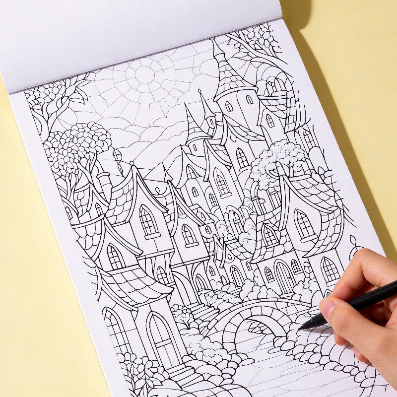 สมุดระบายสีแบบวาดด้วยมือสำหรับ - Food And Snacks Coloring Book Bold And Easy บทวิจารณ์และราคา