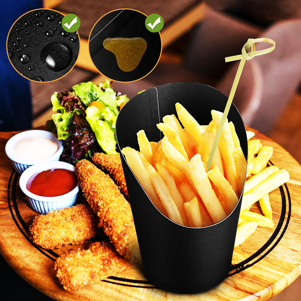 50 ชิ้น ถ้วยใส่เฟรนช์ฟรายส์ กร - Food Snacks Party บทวิจารณ์และราคา